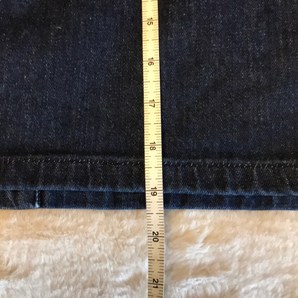JCREW Dark Denim Skirt with Lace Back - Picture 7 of 8